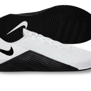 Nike Metcon 5 White/Black Mens Training Cross Fit Shoes Size 8 AQ1189 190 NEW